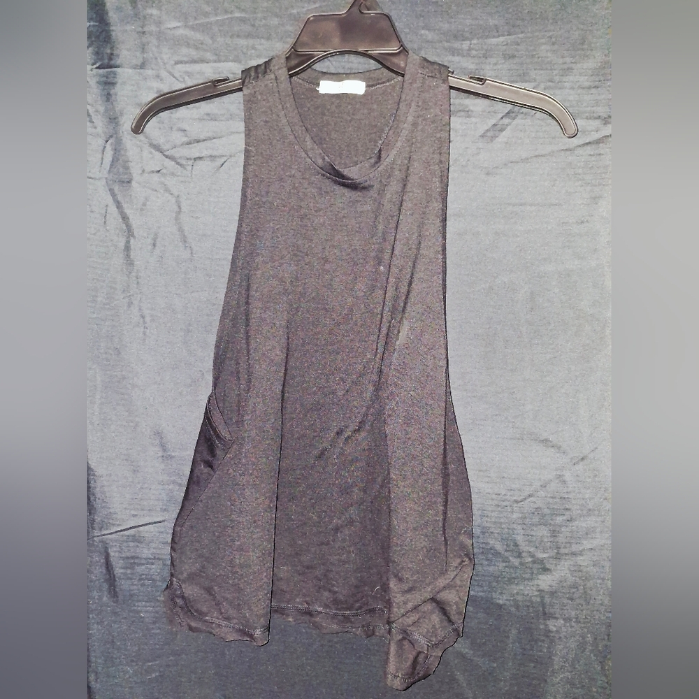 Black Sleeveless Tank Top